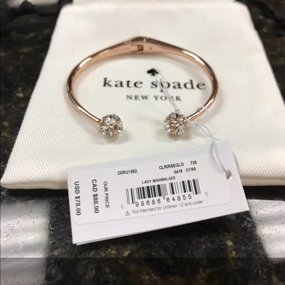 $78 New Kate Spade marmalade rose gold bracelet - Picture 4 of 8
